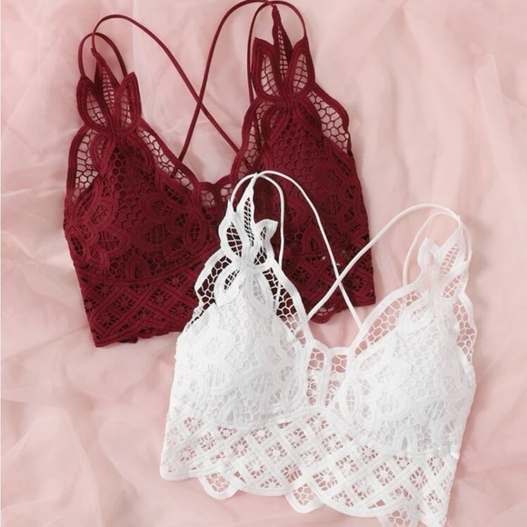 White Lace Bralette - Picture 4 of 6